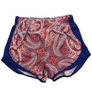 Nike Running Shorts Women's Small Dri-FIT Mid-Rise Brief-Lined Paisley